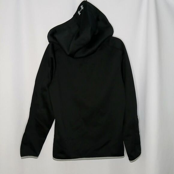 Under Armour Hoodie Jacket Contrast Trim Fleece Lined Full Zip Coat sz: Med - Picture 2 of 5